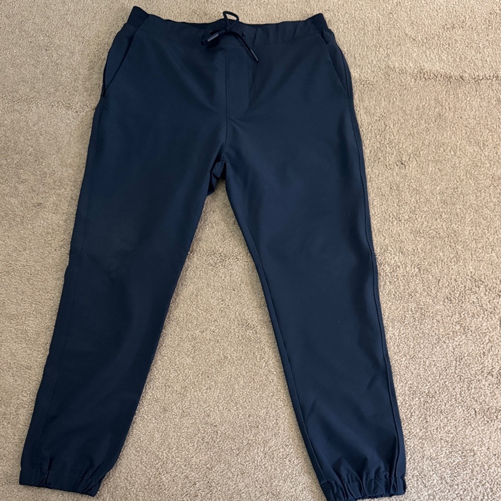 Abercrombie & Fitch Dark Navy Drawstring Joggers